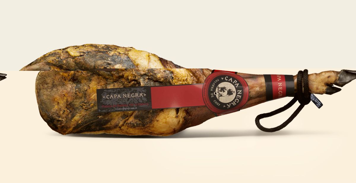Paleta de Bellota 100% ibérica "Capa Negra" Jabugo