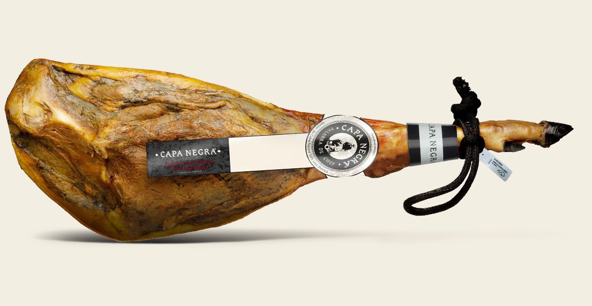 Jamón 50% raza ibérica de cebo Capa Negra (Consorcio de Jabugo)
