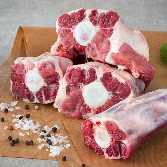 Rabo de vaca troceado envasado al vacío
