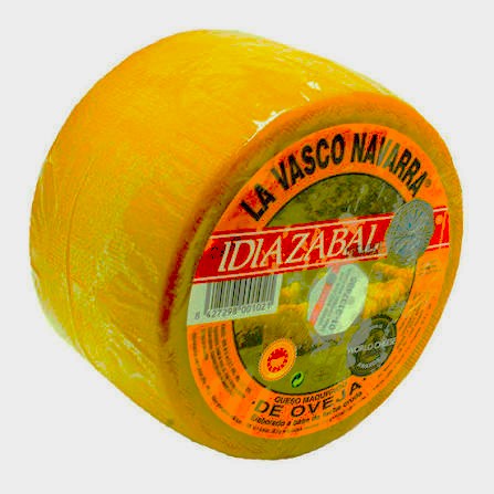 QUESO D.O. IDIAZABAL AHUMADO PIEZA ENTERA DE 1'300 KG. - LA VASCO NAVARRA -