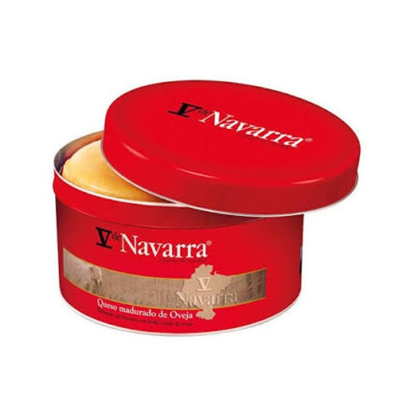 QUESO V NAVARRA OVEJA AHUMADO EN LATA - PIEZA ENTERA DE 800 GRAMOS - ALBENIZ -
