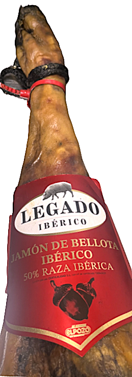 JAMÓN DE BELLOTA IBÉRICO 50% "LEGADO"