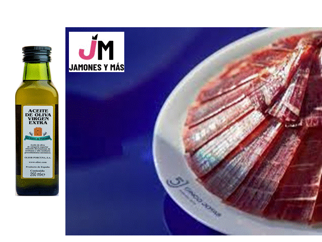 LINGOTE JAMON 5 JOTAS CON REGALO ACEITE