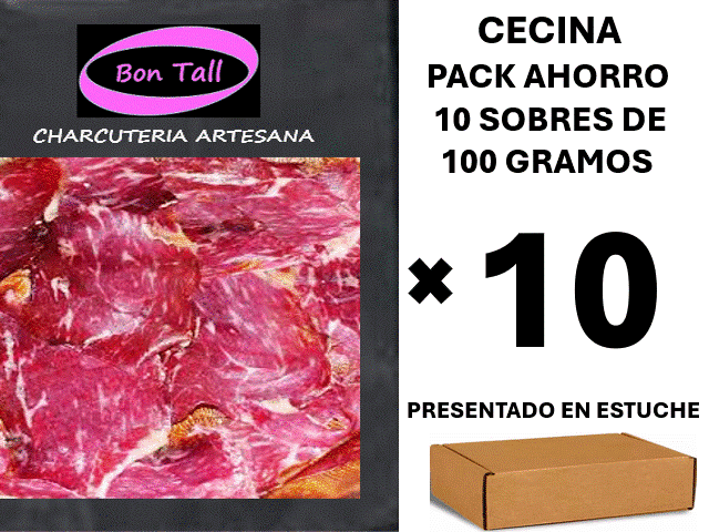 CECINA DE LEON - LONCHEADA 100 gramos