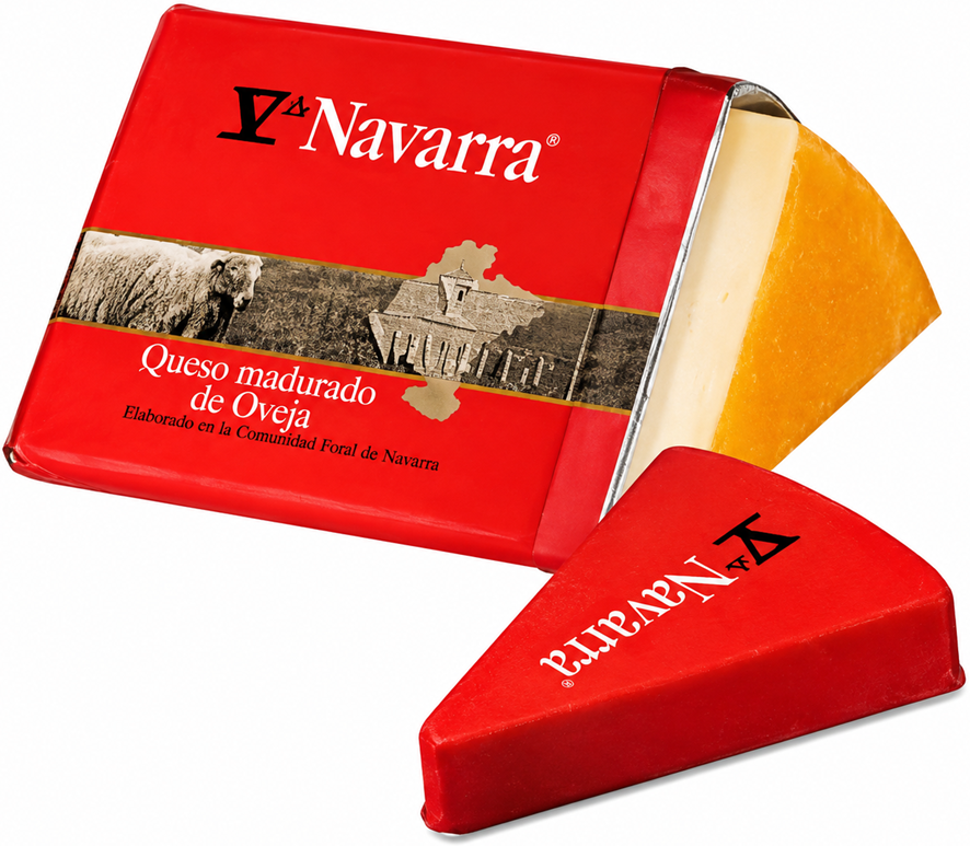 QUESO V N.. OVEJA AHUMADO EN LATA - CUÑA DE 250 GRAMOS - ALBENIZ -