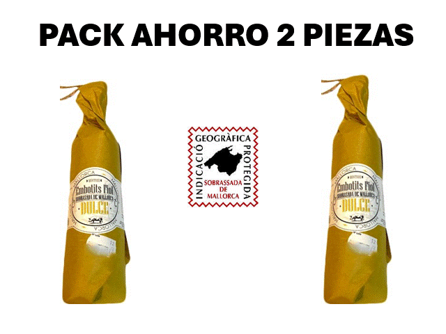 SOBRASADA DE MALLORCA NORMAL/DULCE pieza de 250 gramos