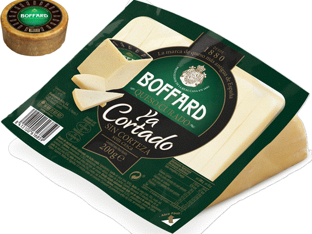 QUESO BOFFARD ARTESANO CUÑA 200 GRS, Elaborado con leche cruda de Oveja y Vaca