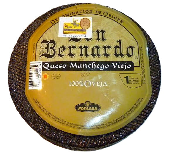 QUESO D.O.P. MANCHEGO DON BERNARDO PIEZA DE 880 GRAMOS