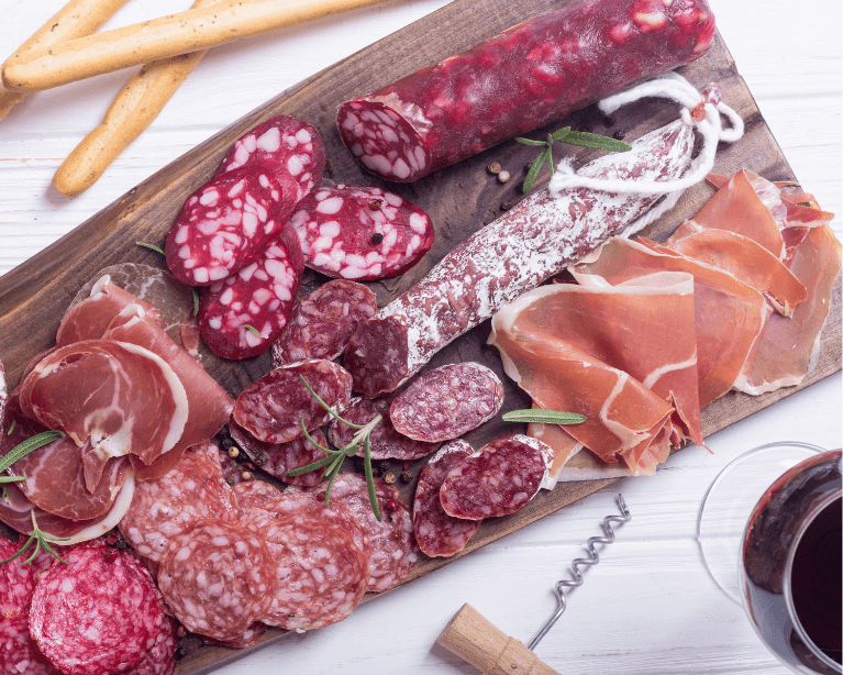 Lotes con jamón