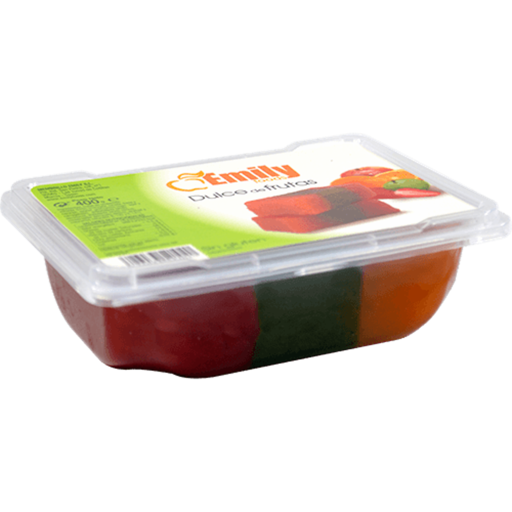 JALEA DULCE DE FRUTAS EMILY FOODS 3 COLORES - 400 gramos