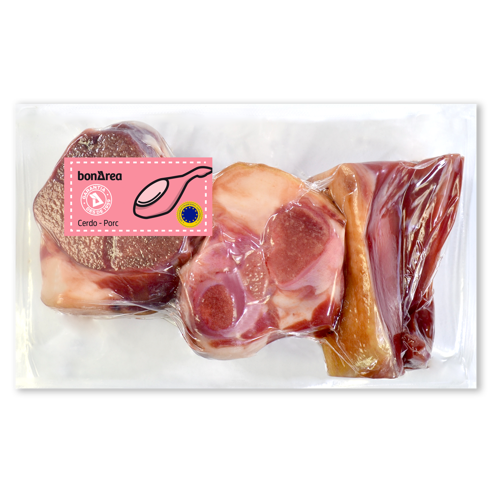 CODILLOS DE JAMON  400 a 450 gramos - envasados al vacio