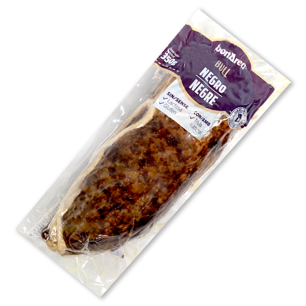"BISBE" NEGRO "BULL" NEGRO pieza de 350 gramos aprox.