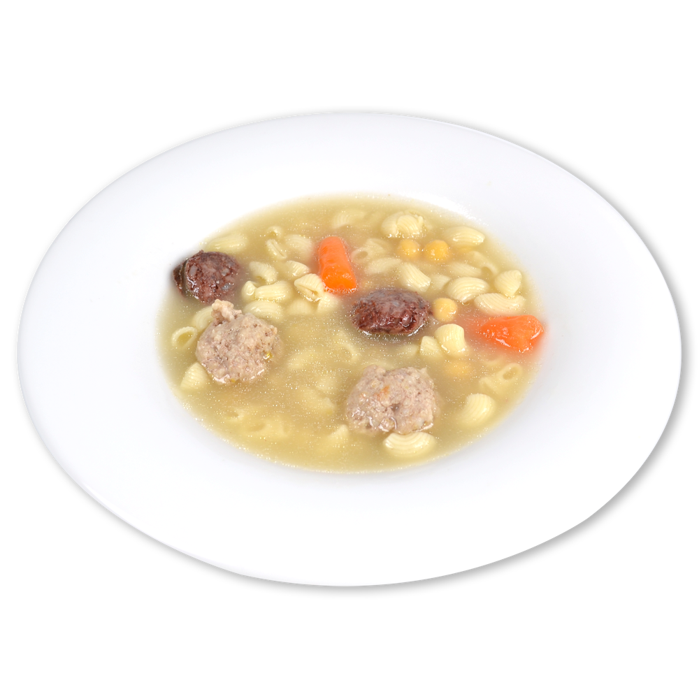 ESCUDELLA Y CARNE DE COCIDO EN TARRINA 300 GRAMOS