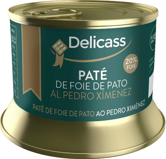 PATÉ DE FOIE "DELICASS" DE PATO, DE OCA Y DE PATO AL PEDRO XIMENEZ
