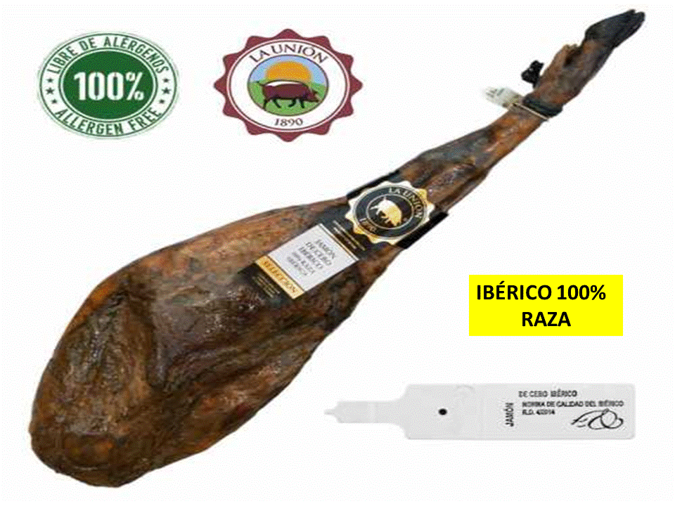 Jamón 100% ibérico de cebo