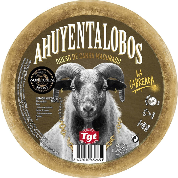 Queso madurado de cabra con leche cruda