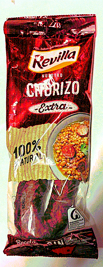 Chorizo Sarta Artesano 100x100 Natural Extra REVILLA Soria 250 gramos