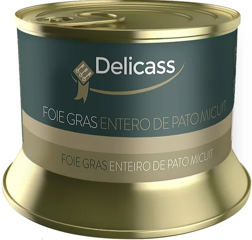 PATÉ DE FOIE "DELICASS" DE PATO, DE OCA Y DE PATO AL PEDRO XIMENEZ
