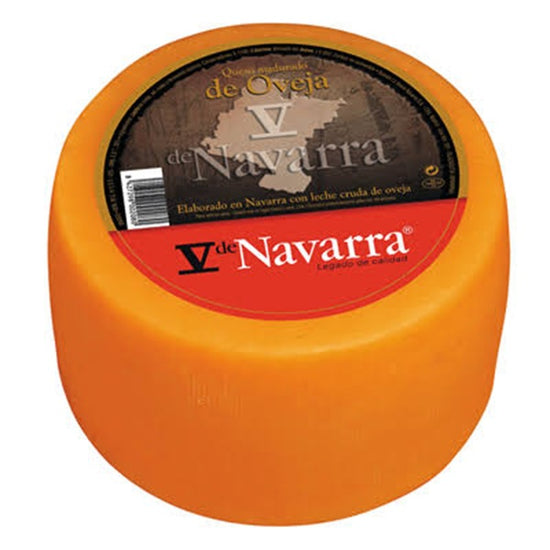 QUESO V NAVARRA OVEJA AHUMADO PIEZA ENTERA DE 1'300 KG. - ALBENIZ - LA VASCO NAVARRA -