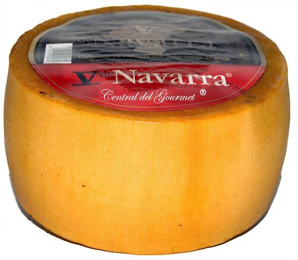 QUESO V NAVARRA OVEJA AHUMADO PIEZA ENTERA DE 1'300 KG. - ALBENIZ - LA VASCO NAVARRA -