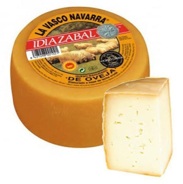 QUESO D.O. IDIAZABAL AHUMADO PIEZA ENTERA DE 1'300 KG. - LA VASCO NAVARRA -