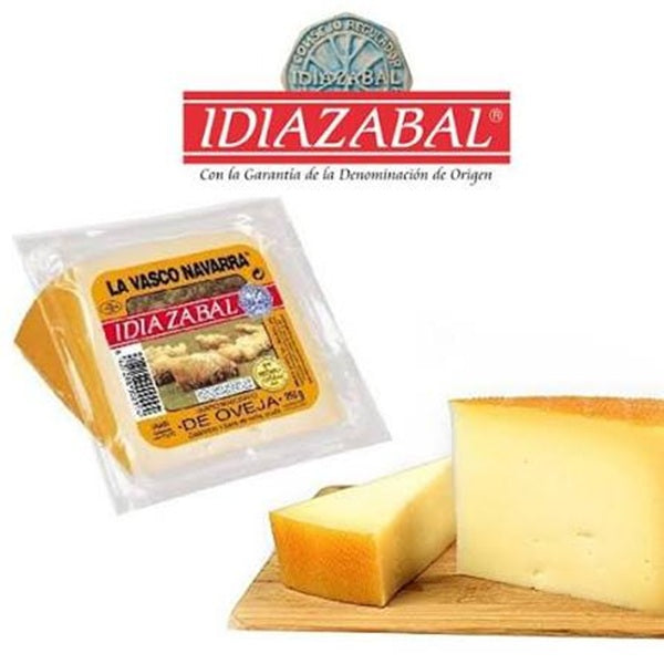 QUESO D.O. IDIAZABAL AHUMADO CUÑA 250 GRAMOS - LA VASCO NAVARRA -