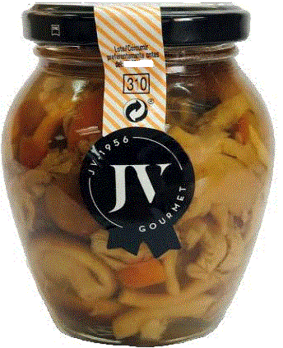 SURTIDO DE SETAS VARIADAS "JV" ANFORA CRISTAL 170G.