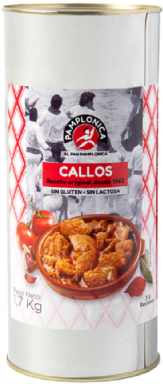 CALLOS EN SALSA PAMPLONICA -Formato para grandes consumidores  LATA 1700 GRS.