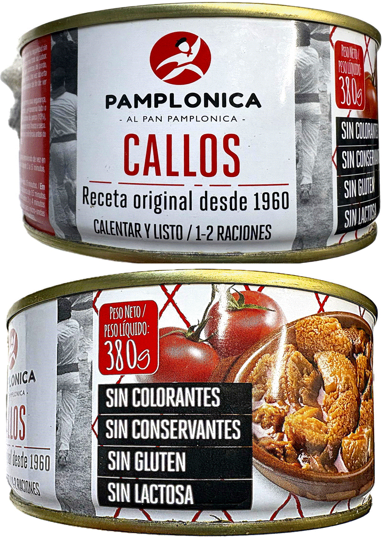 CALLOS DE CERDO EN LATA 380 GRS. PAMPLONICA