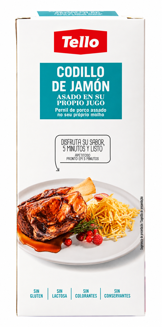 CODILLO ASADO EN SU JUGO "TELLO" 700 gramos