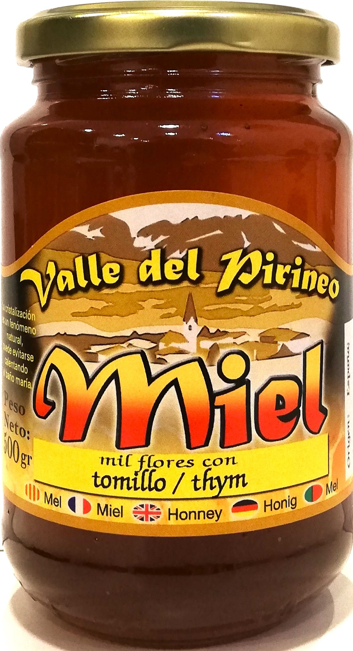 MIEL DEL VALLE DEL PIRINEO - PURA - ARTESANA