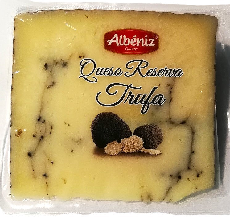 QUESO RESERVA TRUFA CUÑA DE 200 GRAMOS ·ALBENIZ"