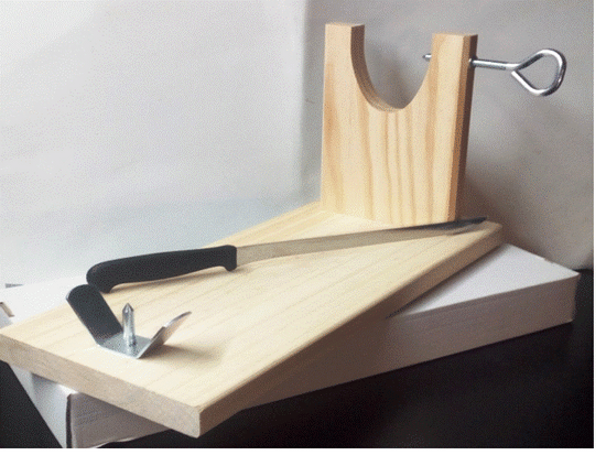 JAMONERA BANQUETA CON CUCHILLO JAMONERO ENVIO URGENTE 1/2 DIAS LABORABLES