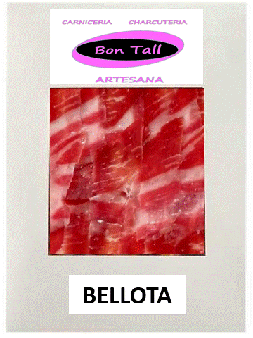 PALETA DE BELLOTA 100X100 IBÉRICA - LONCHEADA 100 gramos