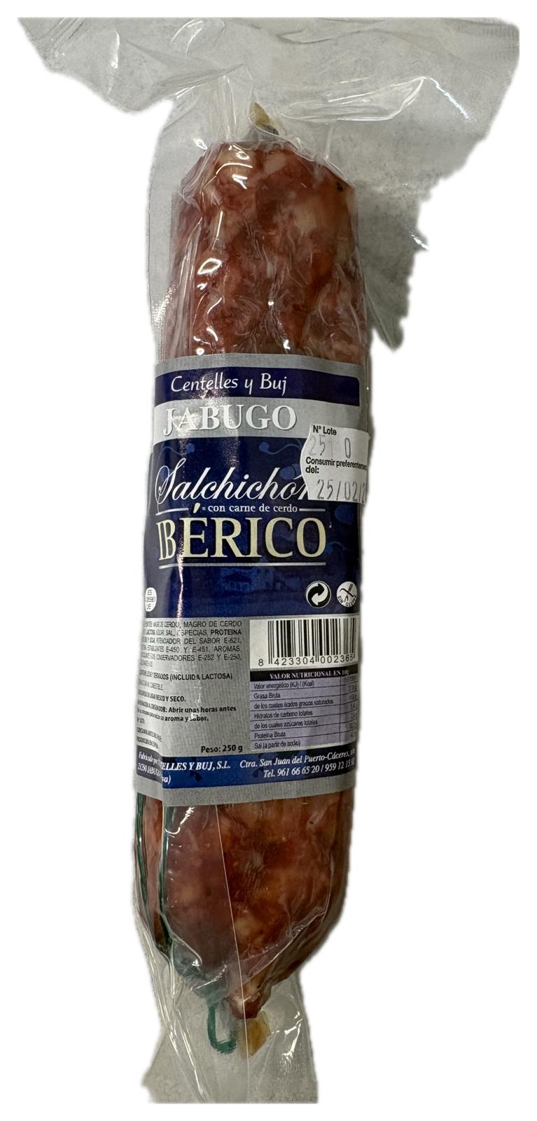 EMBUTIDOS Y PANCETA IBÉRICA DE JABUGO SURTIDO Chorizo, Salchichón, Morcilla y Panceta Ibérica (piezas de 250 gramos. total 1 Kilo)