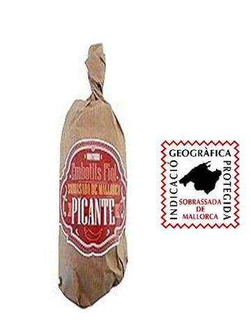 SOBRASADA DE MALLORCA PICANTE pieza de 250 gramos