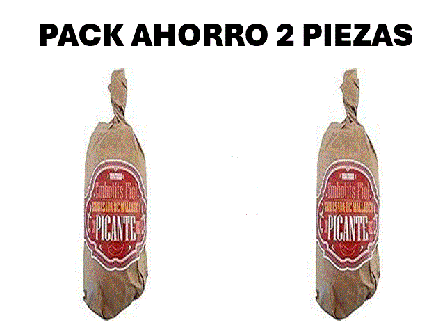 SOBRASADA DE MALLORCA PICANTE pieza de 250 gramos