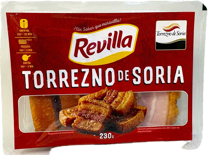 TORREZNOS DE SORIA PRECOCINADOS "REVILLA" en bandeja 230g.