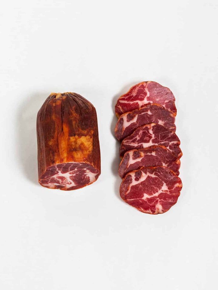 Cabecero de Lomo Duroc con pimenton Producto de Aragón "La Pirenaica" Somontano
