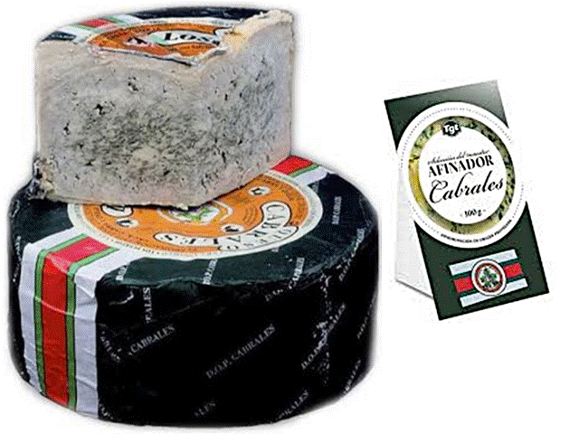QUESO CABRALES AUTÉNTICO CUÑA DE 100 GRAMOS