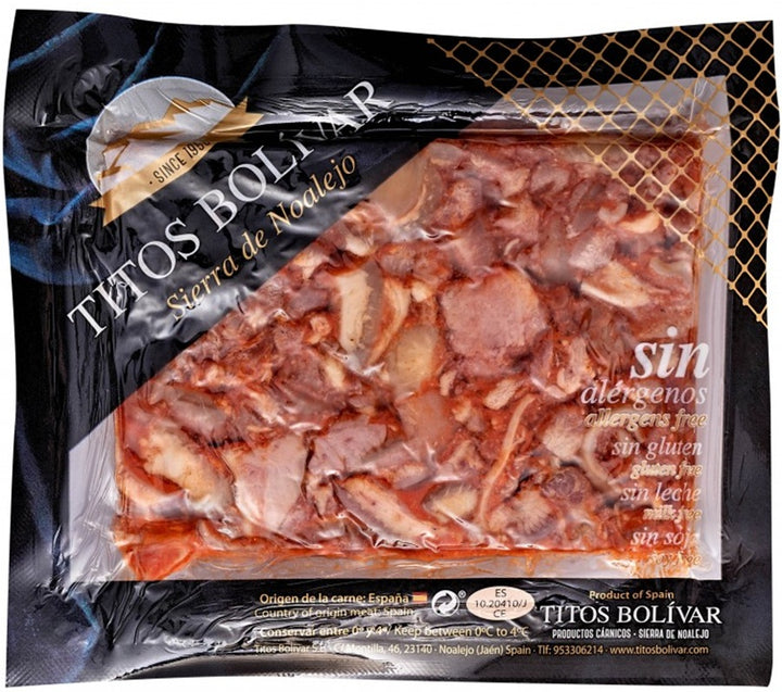 CALLOS DE CERDO "TITOS BOLIVAR" BANDEJA DE 400 GRS. APROX.