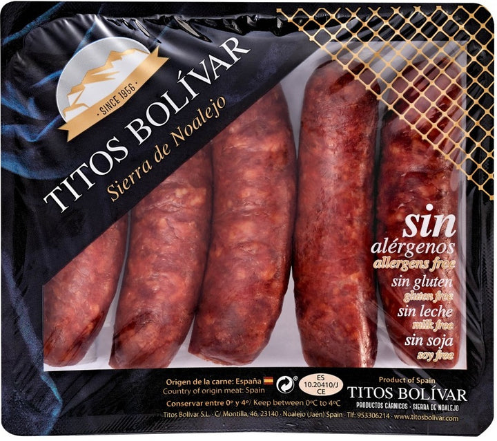 CHORIZO DE JAEN OREADO 330 GRAMOS APROX."TITOS BOLÍVAR"