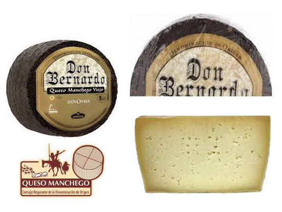 QUESO DON BERNARDO D.O.P. MANCHEGO PURO DE OVEJA