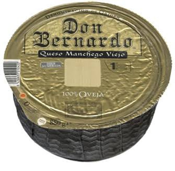 QUESO D.O.P. MANCHEGO DON BERNARDO PIEZA DE 880 GRAMOS