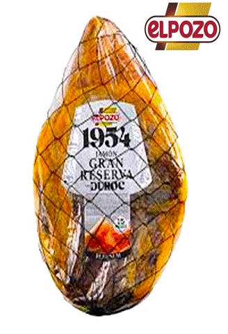 JAMON DESHUESADO GRAN RESERVA DUROC 1954 EL POZO SERIE PLATA "pieza de 6 a 7 kilos
