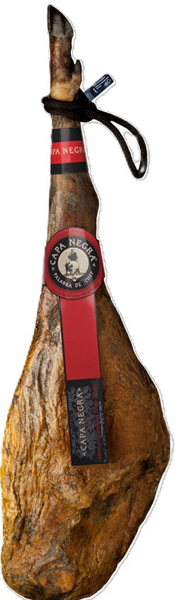 Jamón 100% ibérico de bellota CAPA NEGRA Jabugo Huelva