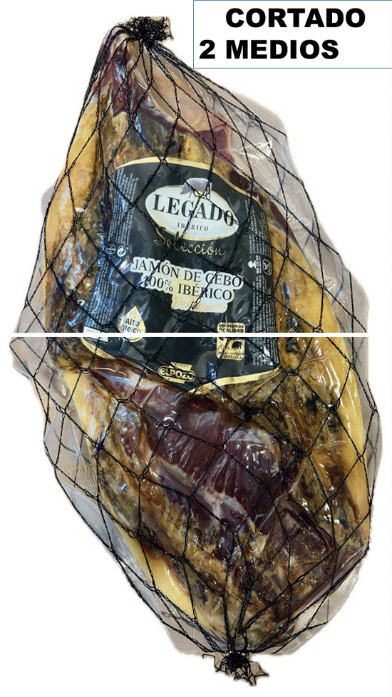 JAMON DE CEBO 100X100 IBÉRICO DESHUESADO - LEGADO IBÉRICO - piezas de 4 a 4'5 kgs.