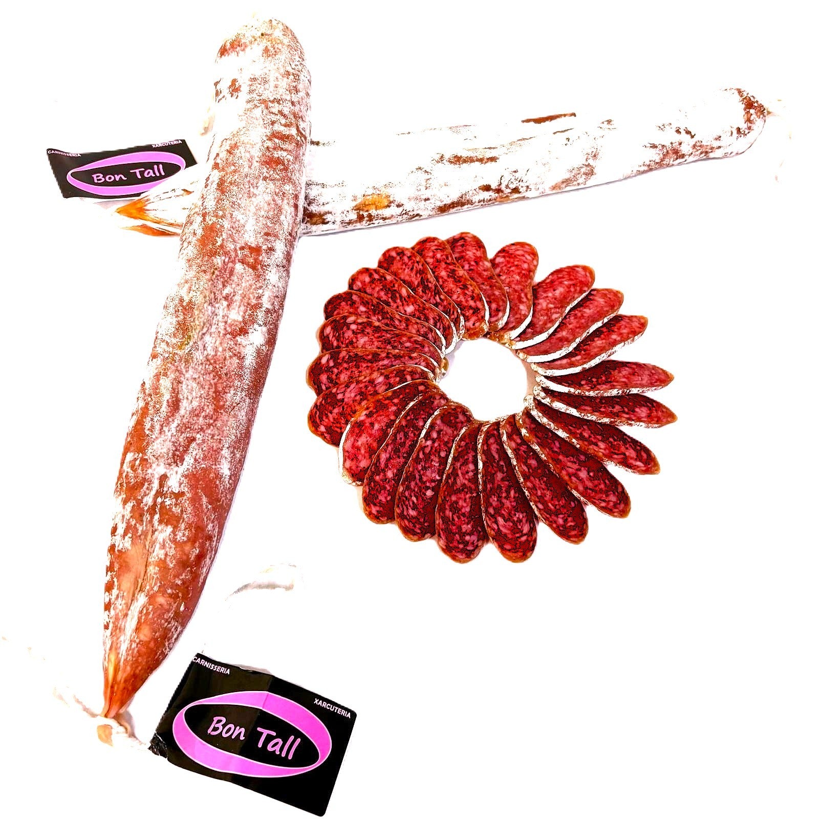 Longaniza Artesana (Pagés) extra Bon Tall origen Vic piezas de 500 gramos