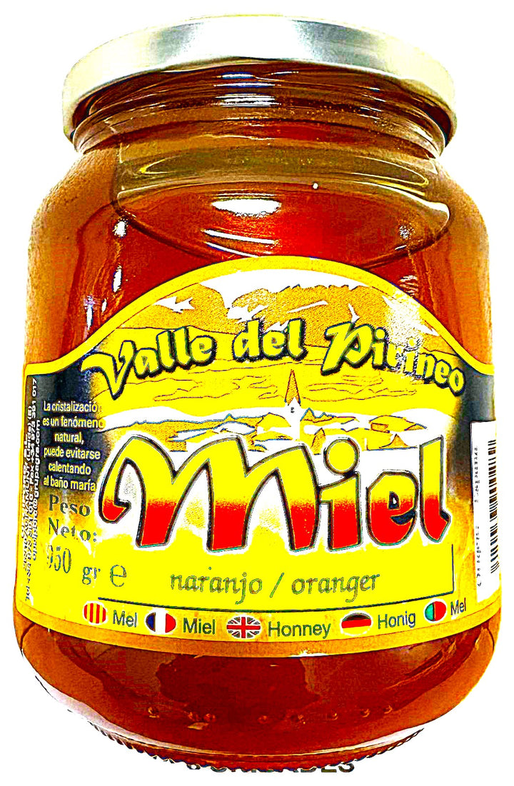 MIEL DEL VALLE DEL PIRINEO - NARANJO - NATURAL - TARRO DE 950 GRAMOS