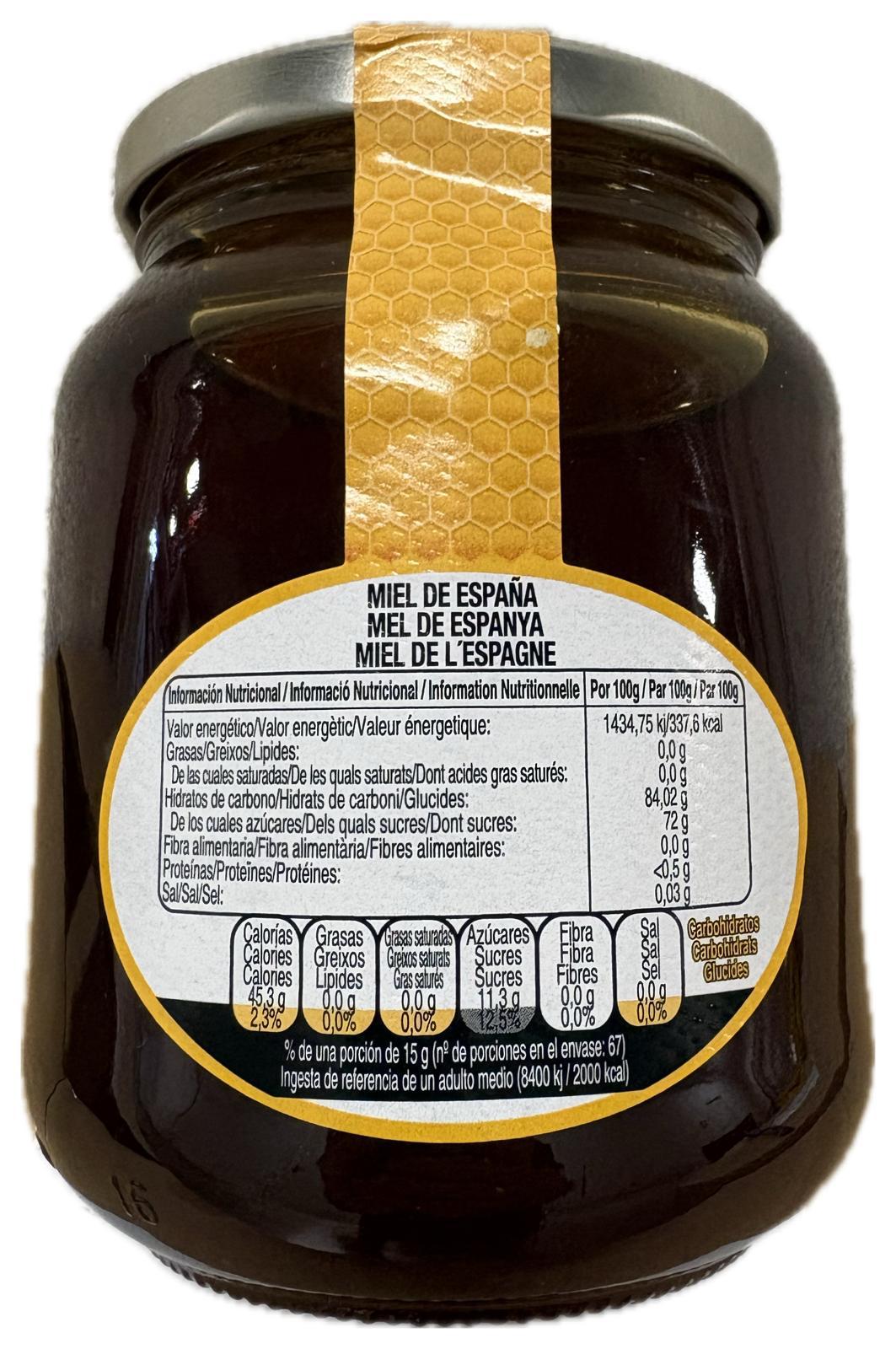 MIEL DEL VALLE DEL PIRINEO - EUCALIPTUS - NATURAL - TARRO DE 950 GRAMOS